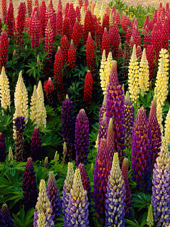 Lupinus Łubin Russell Hybrids